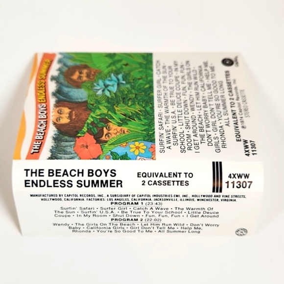 The Beach Boys Endless Summer Cassette MInt Condition - Picture 10 of 16